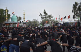 برگزاری مراسم پرفیض هفتم محرم در آستان مقدس امامزاده شاه قطب‌الدین حیدر شهرستان رودان