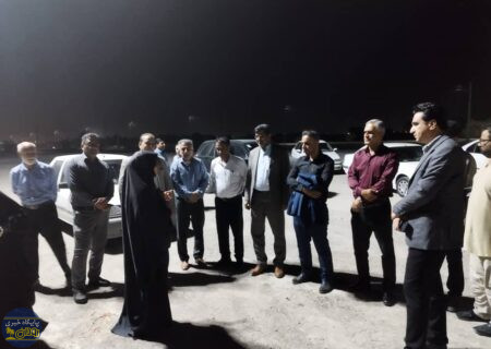 بازدید فرماندار رودان و هیئت همراه از موکب دانشجویی احسان الحسین رودان