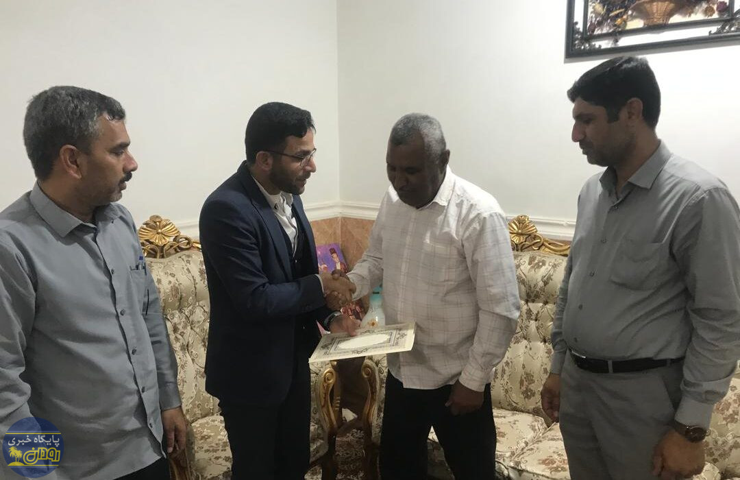 دیدار مسئولان شهرستان رودان با آزاده سرافراز به مناسبت سالروز ورود آزادگان به میهن اسلامی